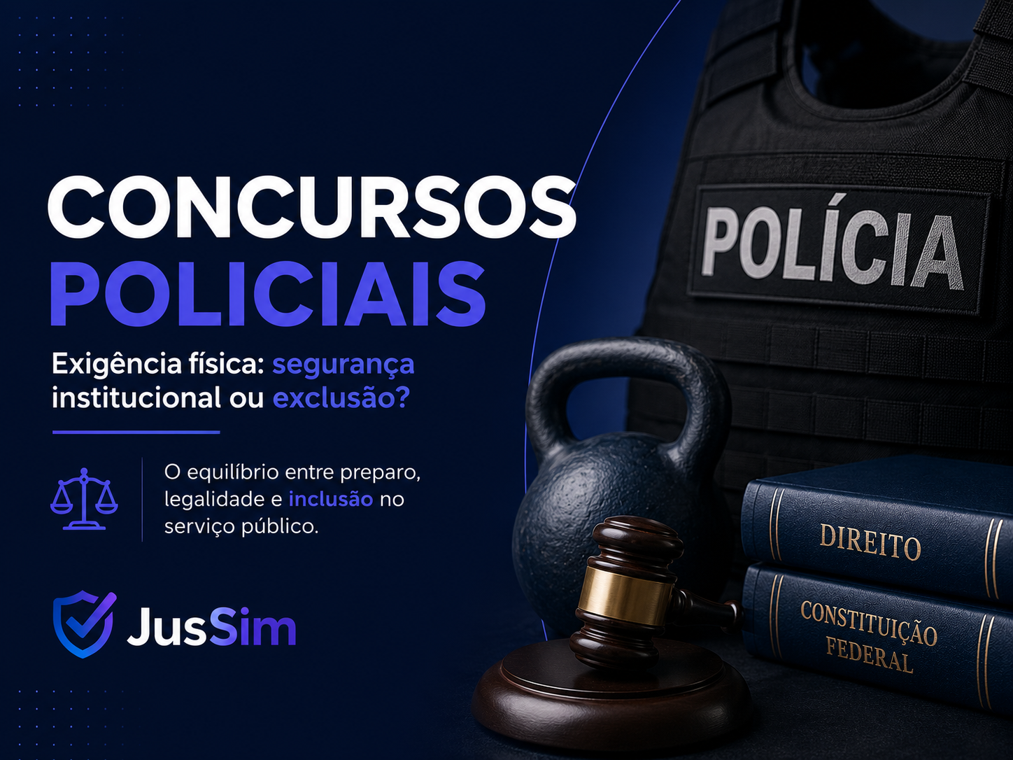 Concursos policiais e exigência física: onde termina a seleção e começa o debate sobre inclusão?